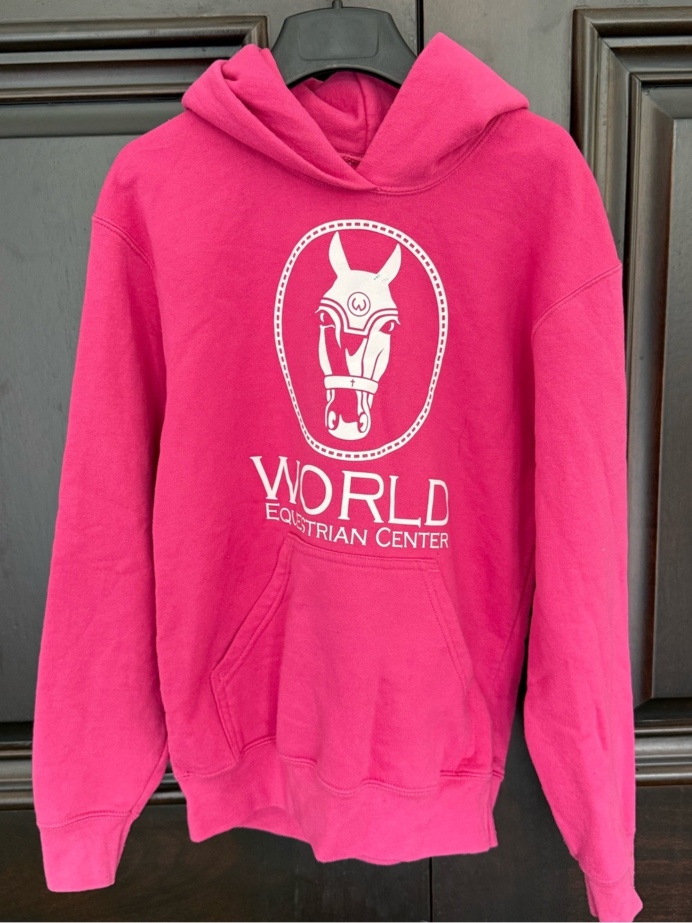 World Equestrian Center Pink Logo Hoodie